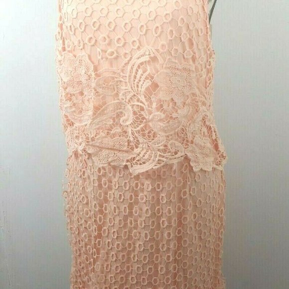 B B Dakota Orange Bryn Dress Size 12 - Picture 13 of 13